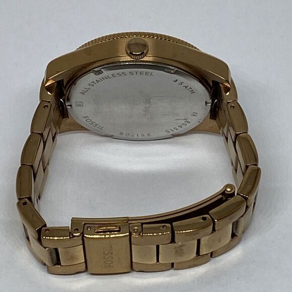 Fossil ES4315 Women's Stainless Steel Analog Rose Gold Dial Quartz Watch WO637 - Picture 11 of 12